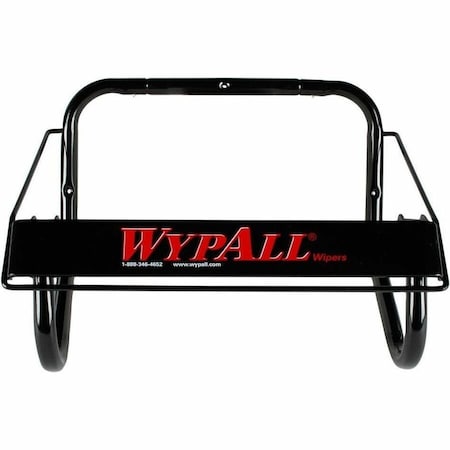 WYPALL Wall Mounted Dispenser for WypAll and Kimtech Wipes (80579), Black, Jumbo Roll, 16.8" x 10.8"x 8.8"