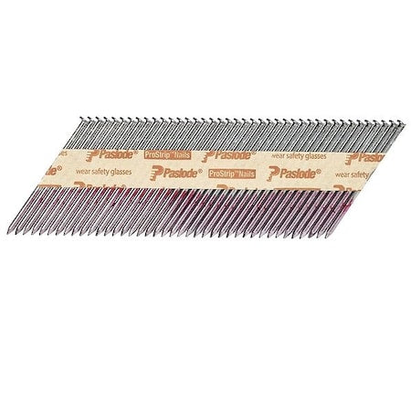 PASLODE Framing Nails, 3 in L, 11 ga, Plain, Offset Round Head, 30 Degrees