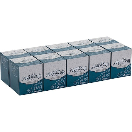 GEORGIA-PACIFIC Angel Soft Ultra Professional Series 2 Ply Facial Tissue, 96 Sheets, 10 PK