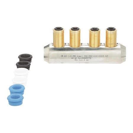 3M MechanicalConnector, Alum, HexSocket, 46kV