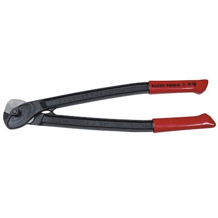 KLEIN TOOLS Wire Rope Cutter, Shear Cut, 18 In