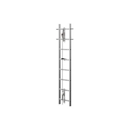 MILLER Ladder Lifeline System, 20 ft, Steel