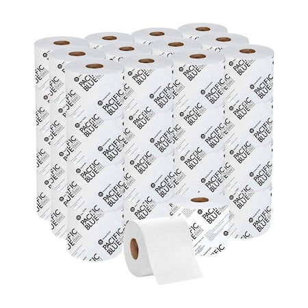 PACIFIC BLUE Envision, Standard Core, 1 Ply, 1500 Sheets, White, 48 PK