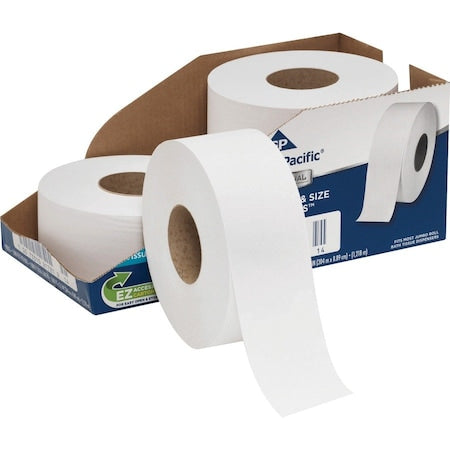GEORGIA-PACIFIC GP Georgia-Pacific Professional Series, Jumbo Core, 2 Ply, Continuous Sheets, White, 4 PK