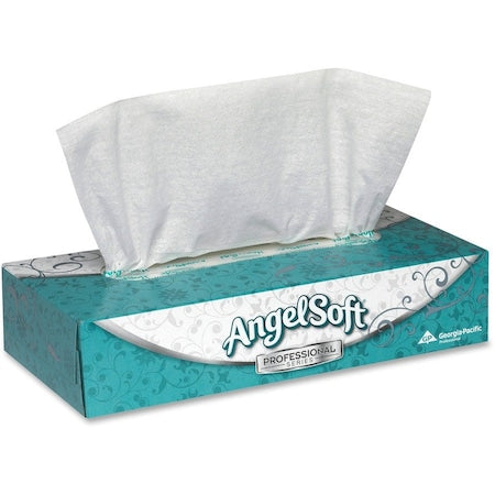 GEORGIA-PACIFIC Angel Soft Professional Series 2 Ply Facial Tissue, 100 Sheets, 30 PK