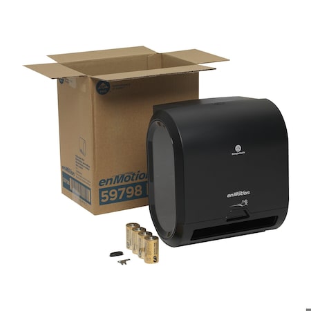 GEORGIA-PACIFIC enMotion Flex Mini Automatic Touchless Paper Towel Dispenser, Black
