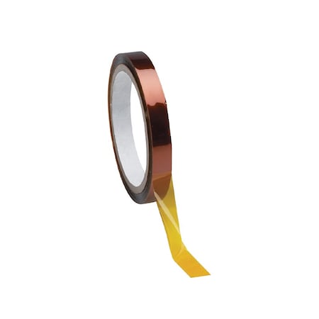 SHERCON Masking Tape, 2.5 mil Thick, Amber, Silicone Adhesive