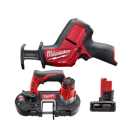 MILWAUKEE TOOL Cordless Recip Saw, Band Saw, 6.0 Bat