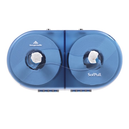 GEORGIA-PACIFIC Toilet Paper Disp, (2) Rolls, Plstc, 56508