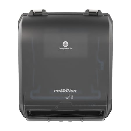 GEORGIA-PACIFIC Paper Towel Dispenser, EnMotion, Hardwound, 10 in Paper Towel Width, 1 3/4 in, Plastic, Black