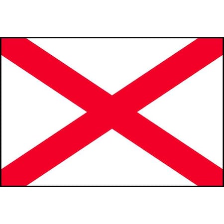 ANNIN FLAGMAKERS Alabama State Flag, 3x5 Ft