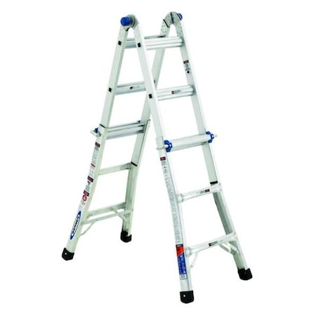 WERNER Multipurpose Ladder, Extension Ladder, Scaffold Ladder, Staircase Ladder, Stepladder Configuration