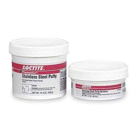 LOCTITE Putty, 1 lb Container Size, Can, EA 3476, Metallic Gray