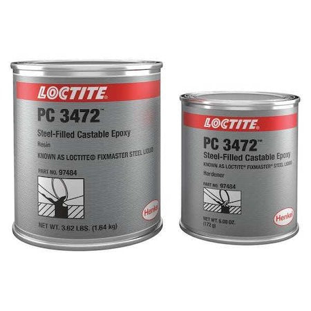 LOCTITE Patching Compound, 4 lb Container Size, Can, PC 3472, Gray