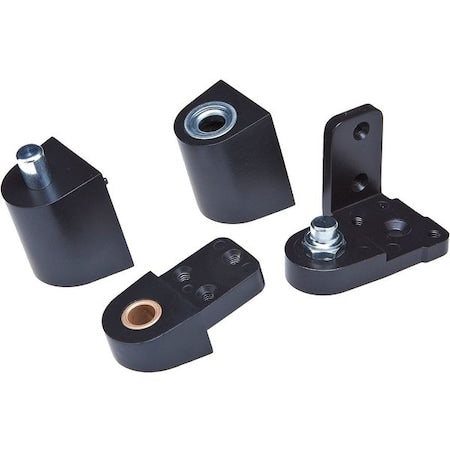 KABA ILCO Pivot Hinge, Diecast Aluminum, Half Surface Mounting, 1 3/8 in Leaf W x 2 11/16 in Leaf H