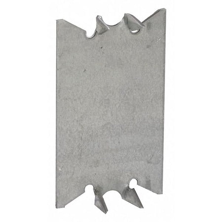 RACO Cable Protection Plate, Pre Galvanized Steel, Partition Box Type