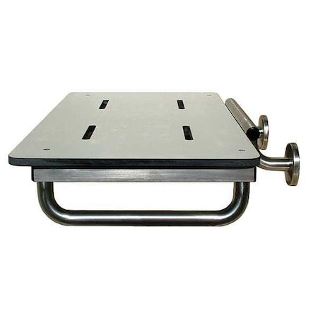 WINGITS Rectangular Rear Mount with Skis Tub Seat, 29" L, Phenolic, White