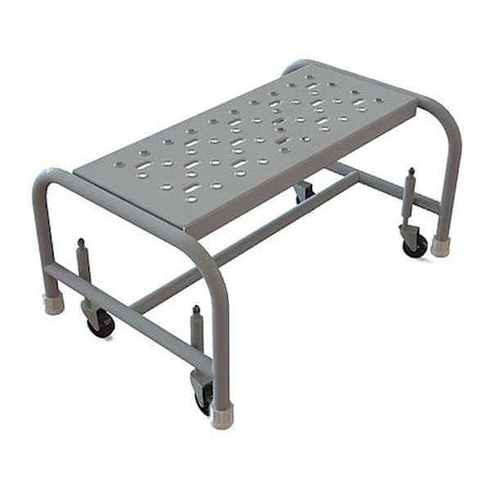 TRI-ARC Mobile Step Stand, Steel, Serrated, 24inW