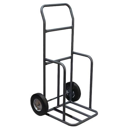 N/A Portable Cone Cart, Steel, 14 in Height, 45 in Length, 16 lb, Black