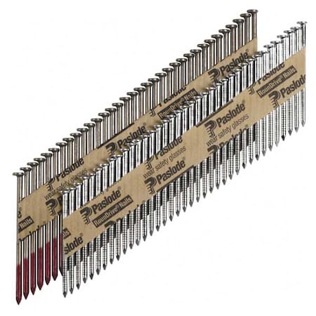 PASLODE Collated Framing Nail, 3 in L, Not Applicable, Hot Dipped Galvanized, Flat Head, 30 Degrees