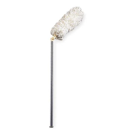 RUBBERMAID COMMERCIAL Extendable Duster, Cotton, 15-1/4"L, Length: 51 in