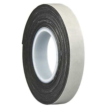 3M Double-Sided Foam Tape, 3/4 in W, 5 yd L, 1/16 in, Polyethylene Foam, Double-Sided