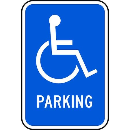 LYLE ADA Handicapped Parking Sign, 18" x 12, L-30-12HA