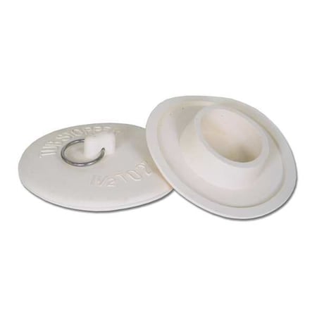 KISSLER Rubber, Linen White, Sink and Drain, Drain Stopper