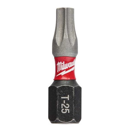 MILWAUKEE TOOL SHOCKWAVE Insert Bit Torx T25 (25 Pk)