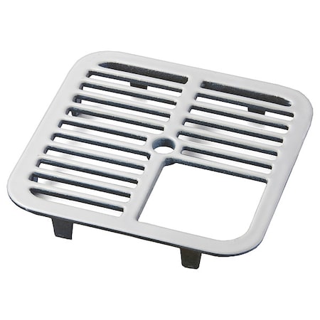 JAY R. SMITH MANUFACTURING Grid, Silver, Square, 9-3/4 in L