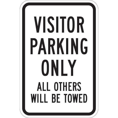 LYLE Visitor Parking Sign, 18" x 12, T1-1045-EG_12x18