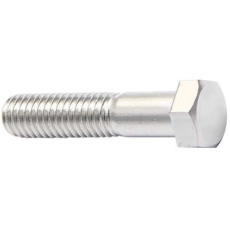 FOREVERBOLT 18-8, 5/16"-18 Hex Head Cap Screw, Plain Stainless Steel, 4 in L, 10 PK