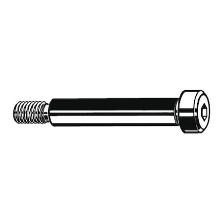 N/A Precision Shoulder Screw, 3/8"-16 Thr Sz, 5/8 in Thr Lg, 1/2 in Shoulder Lg, 18-8 Stainless Steel