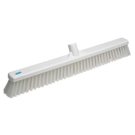 VIKAN 24 in Sweep Face Broom Head, Soft, Synthetic, White