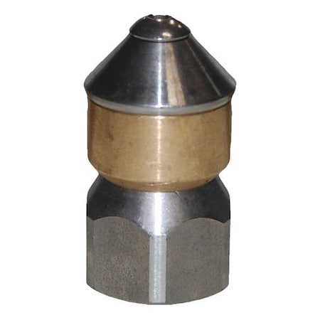 N/A Rotating Sewer Nozzle, Size 4.5, 3600 psi, GPM at 2000 PSI: 3.18