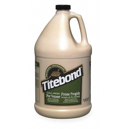 TITEBOND Glue, Cold Press Veneer Series, Tan, 15 to 20 min Full Cure, 1 gal, Jug