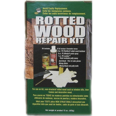 PC PRODUCTS Wood Repair Kit, Box, Brown, PC-Rotter Wood Repair Kit