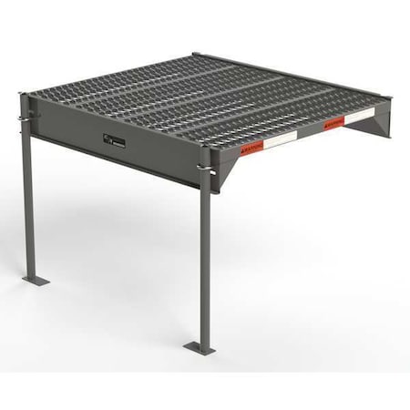 EGA Work Platform Add On Unit, 12 in to 27 in H, 36 in W, 39 in D, Steel, 500 lb Load Capacity