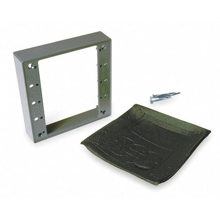 BELL OUTDOOR Extension Box, 2 Gangs, Aluminum