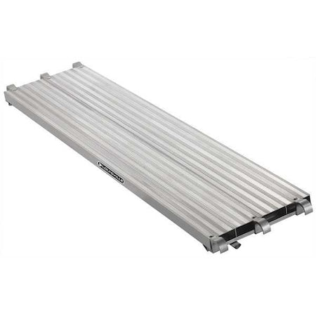 LOUISVILLE Scaffolding Stage, 2in H x 7ft L, Aluminum