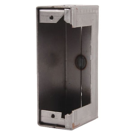 KEEDEX Weldable Gate Box, Silver, 2-3/8" W