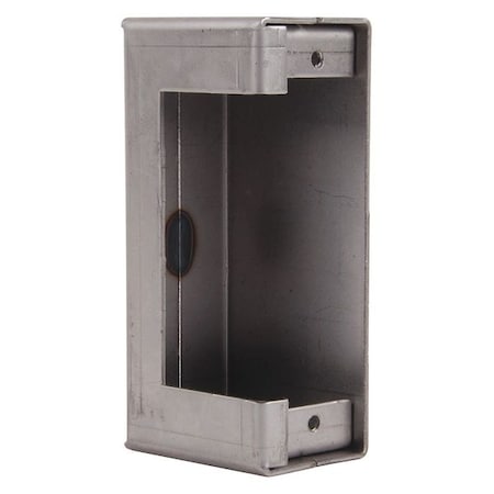 KEEDEX Weldable Gate Box, Silver, 2-3/8" W