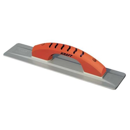 KRAFT TOOL Concrete Hand Float, Sq, 3-1/2 x 16 in, Mag