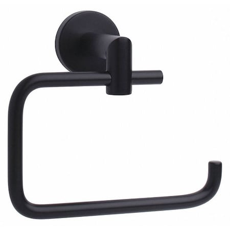 TAYMOR Toilet Paper Holder, Black, 6-3/4"W, 1 Roll