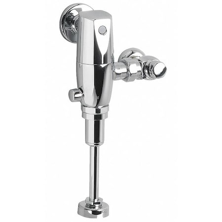 AMERICAN STANDARD Urinal Automatic Flush Valve, 0.5 gpf gpf, Polished Chrome, 3/4 in, 3/4 in Spud Coupling
