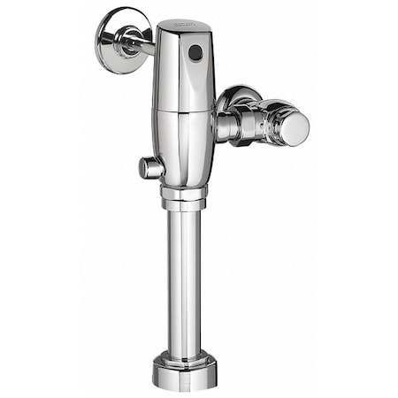 AMERICAN STANDARD Toilet Automatic Flush Valve, 1.28 gpf gpf, Polished Chrome, 1 in, 1 1/2 in Spud Coupling