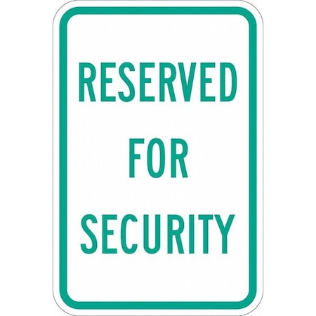 LYLE Security Parking Sign, 18" x 12, T1-1185-DG_12x18
