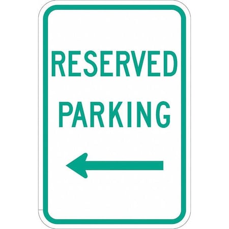 LYLE Reserved Parking Sign, 18" x 12, T1-1187-EG_12x18