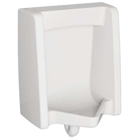 AMERICAN STANDARD Concealed Inlet Washout Urinal, 0.125 to 1.0 gpf, Wall Mount