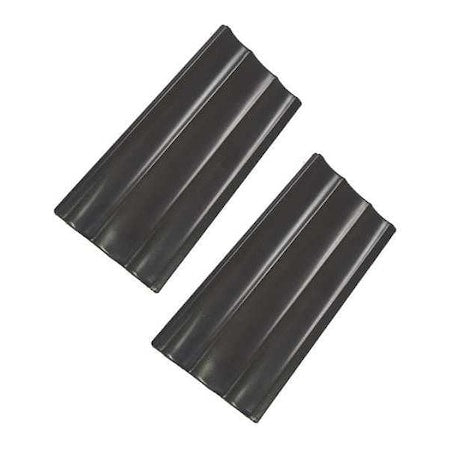 MIRREDGE Contemporary Seam Plates, 3 in L, 1 1/2 in W, 1/4 in H, Cherry Walnut